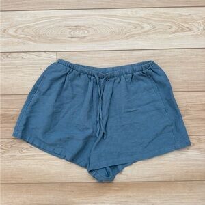 Rhythm Blue Drawstring Shorts